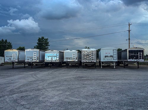 brothers truck and trailer hopper bottom trucking